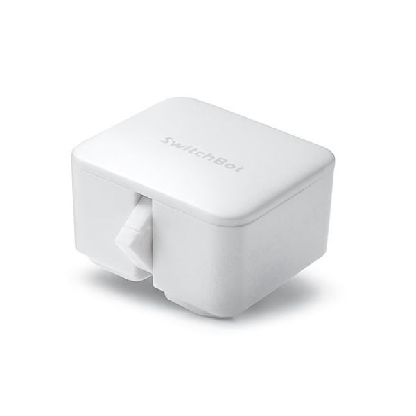 サンワダイレクトワイヤレススイッチロボット SwitchBot (壁電気スイッチ操作・アプリ連携・ホワイト) ..