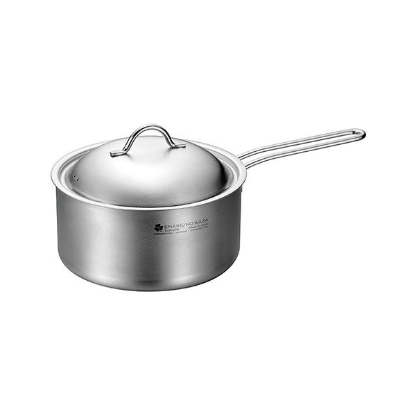 よこやま 燕熟の技 片手鍋18cm スープ作りや煮込み料理に 食洗器対応 容量2.2L・920g EJSA-800