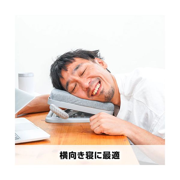 サンコー ファンで快眠ちょい寝 デスクdeお昼寝まくら PRCUFACGY [3]