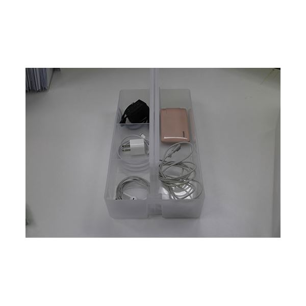 alineのCOLLEND かるコン M 便利な収納ボックス クリアー KCM-CL｜アングル2