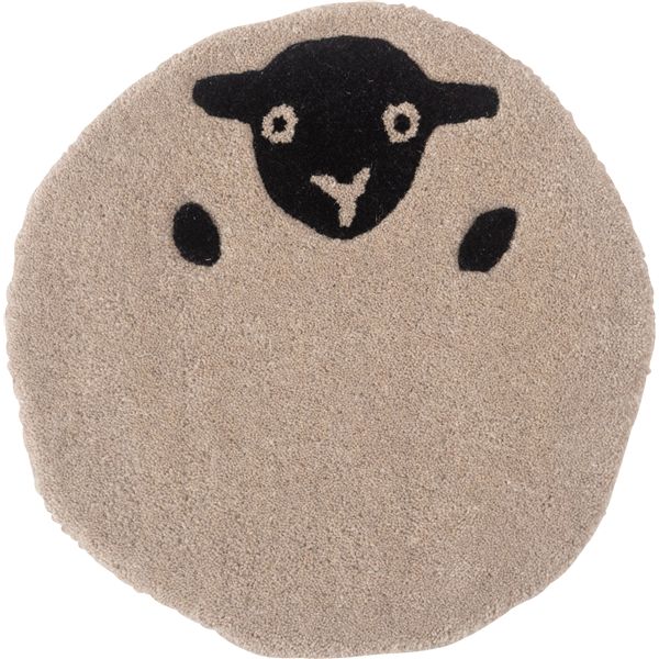 アニマルシートクッション シープ （約W37×D37×H1.8cm） 完成品