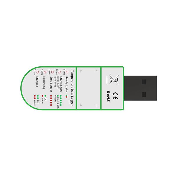 bitstrong 使い切り温度データロガー -30〜+70℃ 1箱(20個入) ホワイト×ライトグリーン BS-LOG-TempSSTiny20P [2]