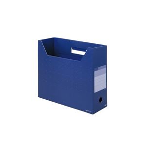 （まとめ）プラス ボックスファイル レギュラー FL-023BF NVB【×10セット】