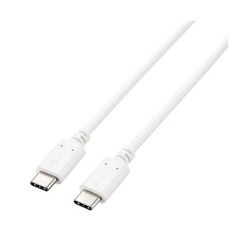 【3個セット】 エレコム USB2.0ケーブル(認証品、USB Type-C(TM) to USB Type-C(TM)) 1m ホワイト U2C-CC5PC10NWHX3 【3個セット】 エレコム USB2.0ケーブル(認証品、USB Type-C(TM) to USB Type-C(TM)) 1m ホワイト U2C-CC5PC10NWHX3