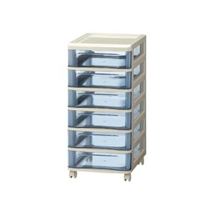 山田化学 スタックチェスト B4 浅型6段 ダークブルー B4-S6 1台