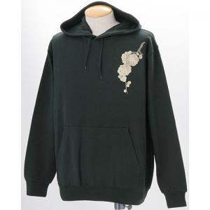 10柄！ 語れる立体和柄パーカー(NP)　鷹梅　XL