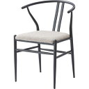 チェア ライトグレー (約W54×D54×H76.5×SH45cm) 完成品(3)