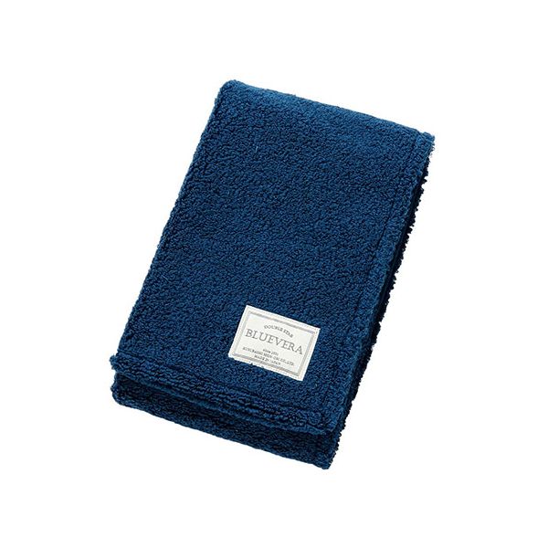 楠橋紋織 BLUEVERA フェイスタオル ネイビー （33×80cm・綿100%） 1-04116-31-KON
