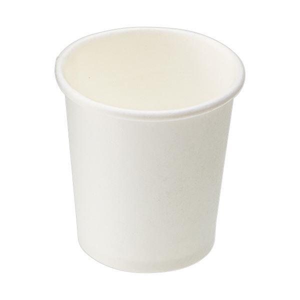 (まとめ）HEIKO ペーパーカップ 無地1オンス（30ml） ホワイト #4536001 1パック（100個）【×10セット】