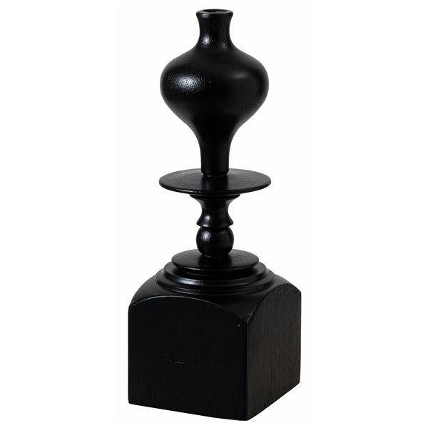 ドライ フラワーベース 花瓶 約幅8×奥行8×高さ23cm ブラック 木製 天然木 水入れ不可 インテリア雑貨 オブジェ