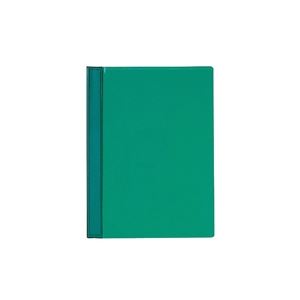 （まとめ）プラス レポートファイルW NO.33 A4S グリーン【×10セット】