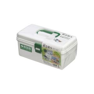 （まとめ）不動技研 救急箱 S ホワイト F-2485【×5セット】