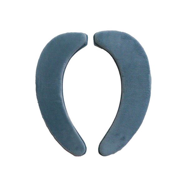 【5セット】 ヨコズナクリエーション グラデ 極ふわ 吸着便座シート スモークブルー MMT46563X5