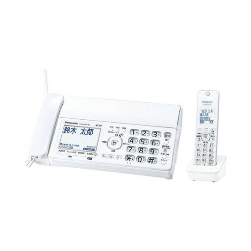 パナソニックデジタルコードレス普通紙ファクス(子機1台付き) ホワイト KX-PD360DL-W 1台 パナソニックデジタルコードレス普通紙ファクス(子機1台付き) ホワイト KX-PD360DL-W 1台