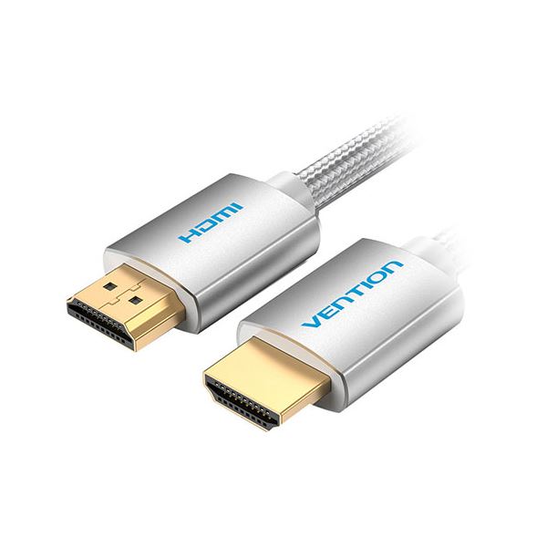 【3本セット】 VENTION HDMIケーブル コットン編み 4K対応 メタルタイプ HDMI 2.0 5m シルバーグレー A..
