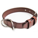 オイルレザーカラー #24 ブラウン 犬具/首輪 オイルレザーカラー #24 ブラウン 犬具/首輪