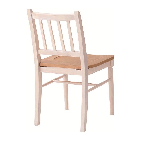 ダイニングチェア ホワイト (約W43×D49×H78.5×SH45cm) 完成品 [2]