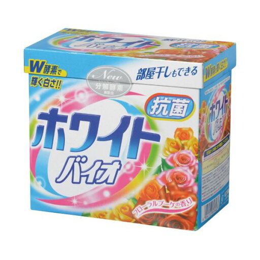 (まとめ) 日本合成洗剤ホワイトバイオ 抗菌 粉末洗剤 0.8kg 1個 【×5セット】 (まとめ) 日本合成洗剤ホワイトバイオ 抗菌 粉末洗剤 0.8kg 1個 【×5セット】