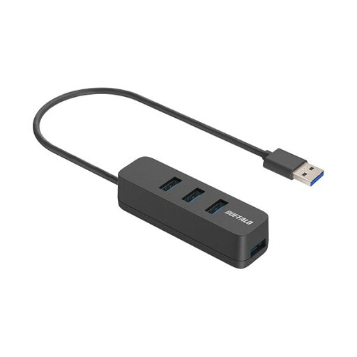 (まとめ) バッファロー USB-A 3.2(Gen1)バスパワー上挿しハブ 磁石付 4ポート ブラック BSH4U320U3BK 1個 【×2セット】 (まとめ) バッファロー USB-A 3.2(Gen1)バスパワー上挿しハブ 磁石付 4ポート ブラック BSH4U320U3BK 1個 【×2セット】