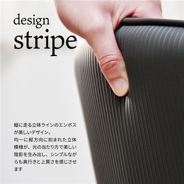 型押しダイニングチェア 2脚セット【スクエアブラウン】 組立品【代引不可】 [3]