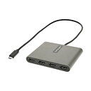 StarTech.com USB-C接続クアッドHDMIディスプレイ変換アダプタ USB-C-HDMI 4出力コンバータUSBC2HD4 1個(2)