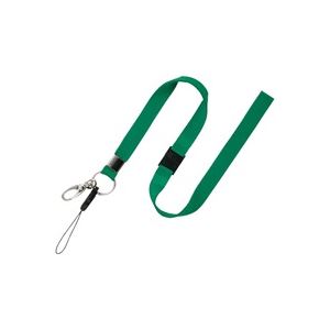 （まとめ）オープン工業 名札用ストラップ ひも NB-205-GN 緑【×10セット】