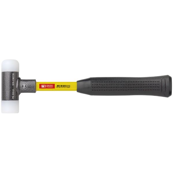 ■商品内容PB SWISS TOOLS 303-3 無反動ナイロンハンマー（グラスファイバー柄）■商品スペック●打撃ヘッド径(φmm)：32●全長(mm)：310●ヘッドの長さ(mm)：100●質量(g)：499■送料・配送についての注意事項●本商品の出荷目安は【1 - 5営業日　※土日・祝除く】となります。●お取り寄せ商品のため、稀にご注文入れ違い等により欠品・遅延となる場合がございます。●本商品は仕入元より配送となるため、沖縄・離島への配送はできません。[ 303-3 ]