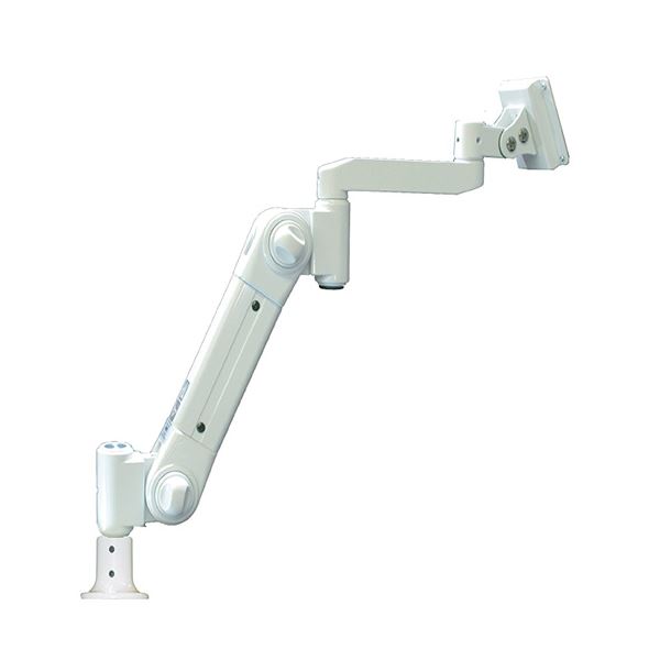 ライブクリエータ スイング式スタンダードアーム フランジ付グロメット固定 低荷重 アイボリー ARM2-10..