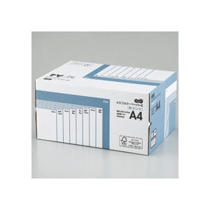 （まとめ） TANOSEE αエコカラーペーパーII A4 ピンク 業務用パック 1箱（5000枚：500枚×10冊） 【×10セット】