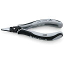 KNIPEX クニペックス 3442-130ESD 精密プライヤー ヒラ クロスメッシュ 工具 ツール DIY 作業工具 道具 プライヤー