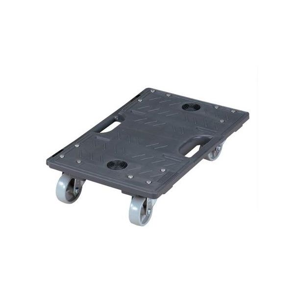 RBジョイントキャリー 【 2.5インチ ナイロン車 自在×4車輪 グレー】 連結可 取っ手付【代引不可】