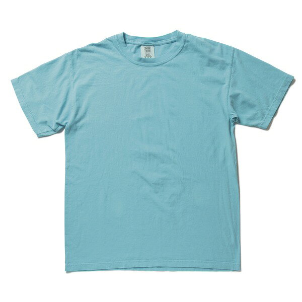 Tシャツ S ラグンブルー 綿100％ 50回 ウォッシュ加工 ガーメント後染め 6.2オンス ヘビーウェイト 半..