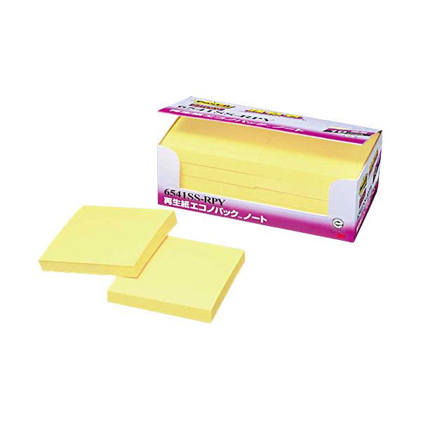 ■サイズ・色違い・関連商品関連商品の検索結果一覧はこちら■商品内容【ご注意事項】・この商品は下記内容×2セットでお届けします。パステルカラーの強粘着タイプ■商品スペック寸法：75×75mm色：イエロー材質：本体:古紙パルプ配合率100%の再生紙、粘着剤:アクリル系粘着剤重量：444gその他仕様：●1パックあたり:90枚×10冊備考：※重量はパッケージ重量■送料・配送についての注意事項●本商品の出荷目安は【1 - 5営業日　※土日・祝除く】となります。●お取り寄せ商品のため、稀にご注文入れ違い等により欠品・遅延となる場合がございます。●本商品は仕入元より配送となるため、沖縄・離島への配送はできません。[ 6541SS-RPY ]