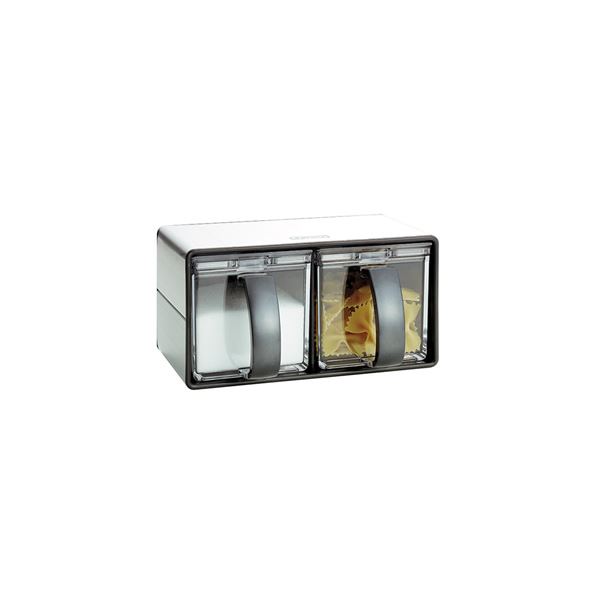 スパイスラック 幅20cm ステンレス製外カバー お手入れ簡単 コンパクト 調味料ケース キッチン 台所 店..