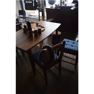 天然木ダイニングチェア(リビングチェア) 座面高46cm クッション付き アンティーク調 『ティンバー』 PM-303 [2]