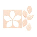 (まとめ) 花岡株式会社 エンボスパンチ さくら花びら【×10セット】
