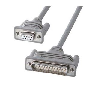 Cable - (まとめ)サンワサプライ RS-232Cケーブル(クロス・5m) KRS-423XF-5K【×2セット】