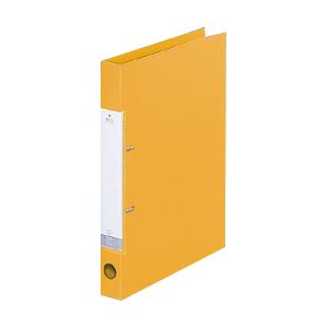 （まとめ） リヒトラブ リクエスト・D型リングファイル A4判タテ型（背幅34mm） G2220-5 黄 1冊入 【×5..