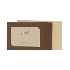 （まとめ） シンプラフト フォトカード L判 ブラウン 3枚セット PCL-SPT-BR【×10セット】