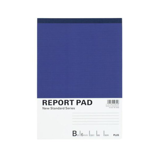 プラス レポートパッド RE-050B B5 B罫10冊 プラス レポートパッド RE-050B B5 B罫10冊