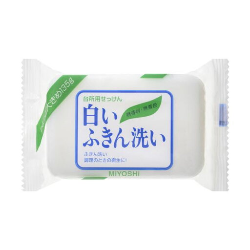 (まとめ)ミヨシ石鹸 白いふきん洗い 135g 1セット(48個) 【×3セット】 (まとめ)ミヨシ石鹸 白いふきん洗い 135g 1セット(48個) 【×3セット】