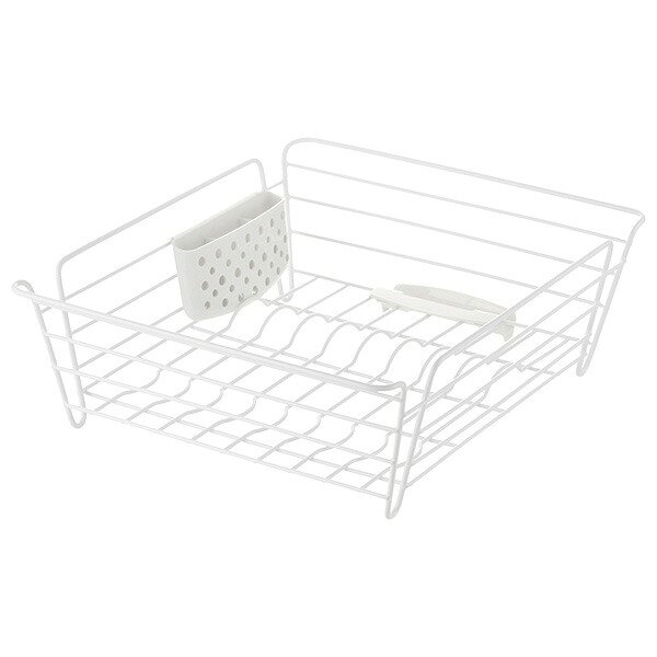 水切りラック 水切りかご 幅45cm Lサイズ ホワイト 通気性 防サビ リッチェル Lacour ラクール キッチン 台所