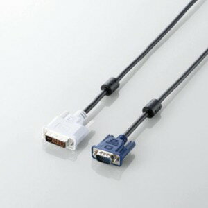 5個セット エレコム DVI-D-Sub15ピン変換ケーブル CAC-DVA15BKX5
