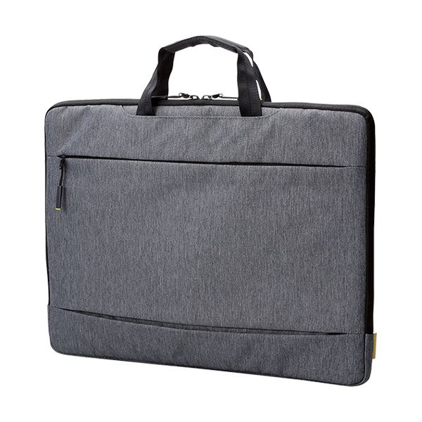 （まとめ）エレコム ハンドル付きインナーバッグカジュアル ~15.6インチノートPC対応 グレー BM-IBCH15GY 1個【×2セット】