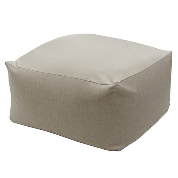 カバーリング ビーズクッション/ビッグクッション 【XLサイズ ベージュ】 洗えるカバー 〔リビング雑貨..