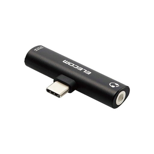 エレコム 変換アダプタ Type-C-4極ミニプラグ PD イヤホン使用 充電 直挿し コンパクト ブラック MPA-C35PDBK エレコム 変換アダプタ Type-C-4極ミニプラグ PD イヤホン使用 充電 直挿し コンパクト ブラック MPA-C35PDBK