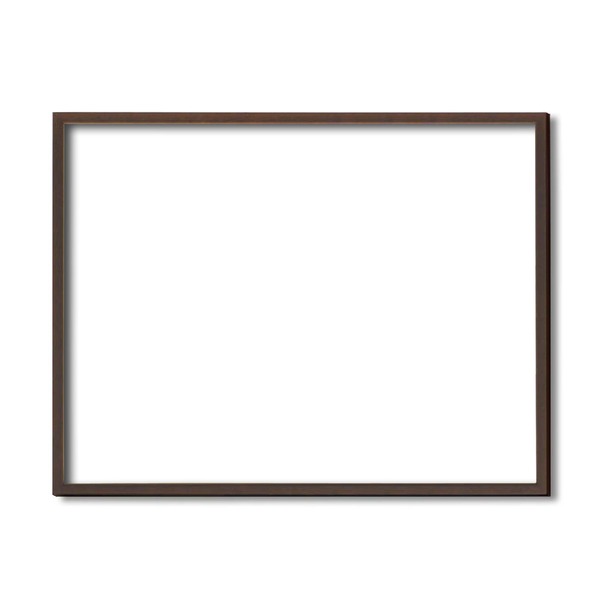 〔 木製額 〕 デッサン額 大全紙サイズ 727×545mm ブラウン 壁掛けひも付き UVカットアクリル 木製 フレーム 額縁 額