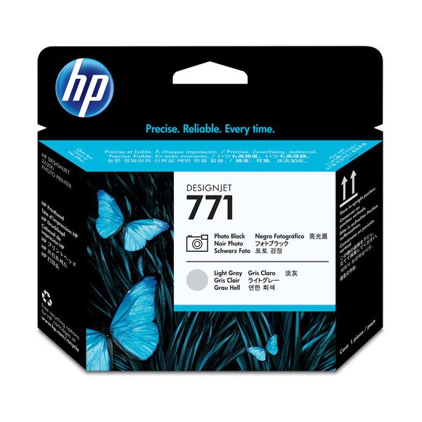 Hewlett Packard - (まとめ) HP771 プリントヘッド フォトブラック／ライトグレー CE020A 1個 【×10セット】
