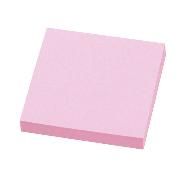 Label Paper - （まとめ） ライオン事務器ふせん［リペタ］ 貼ってはがせるメモ 76.2×76.2mm ピンク RL-17 1冊 【×30セット】