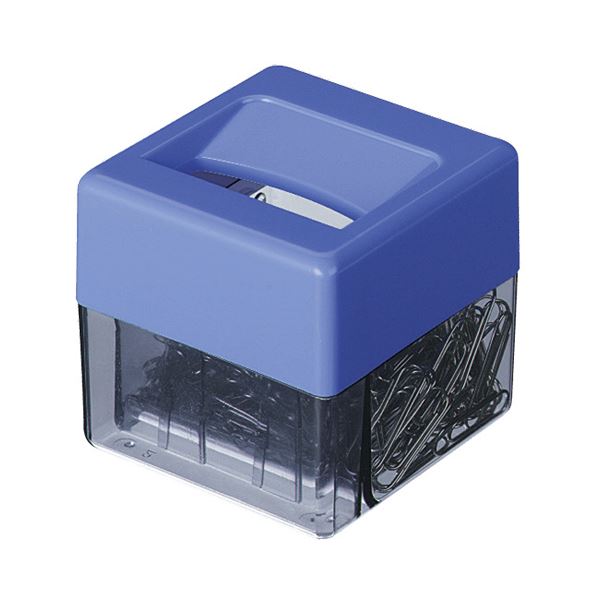 ■商品内容【ご注意事項】・この商品は下記内容×30セットでお届けします。取り出し口が広くたっぷり入る。■商品スペック色：青ケースサイズ：W56×D58×H55mm材質：上フタ・底:R-PSその他仕様：●再生材配合率:[上フタ]R-PS90%、[底]R-PS100●ゼムクリップ(小)50g(約208本)入【キャンセル・返品について】商品注文後のキャンセル、返品はお断りさせて頂いております。予めご了承下さい。■送料・配送についての注意事項●本商品の出荷目安は【1 - 5営業日　※土日・祝除く】となります。●お取り寄せ商品のため、稀にご注文入れ違い等により欠品・遅延となる場合がございます。●本商品は仕入元より配送となるため、沖縄・離島への配送はできません。[ マク-1B ]